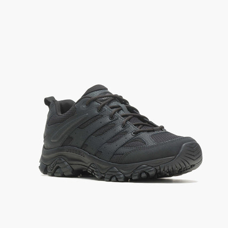 Moab 3 Tactical Men's Tactical Work Shoes Black-Men's Tactical Work Shoes-Merrell-Steel Toes