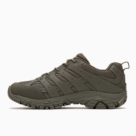 Moab 3 Tactical Men's Tactical Work Shoes Dark Olive-Men's Tactical Work Shoes-Merrell-Steel Toes