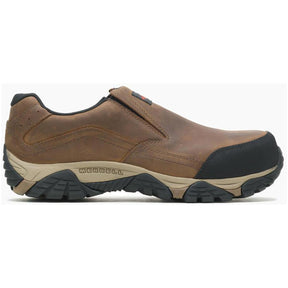 Merrell Moab Adventure Moc Men's Carbon-Fiber Work Shoes Toffee Profile View