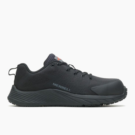 Moab Flight Men's Carbon-Fiber Work Shoes Black-Men's Work Shoes-Merrell-5-M-BLACK-Steel Toes