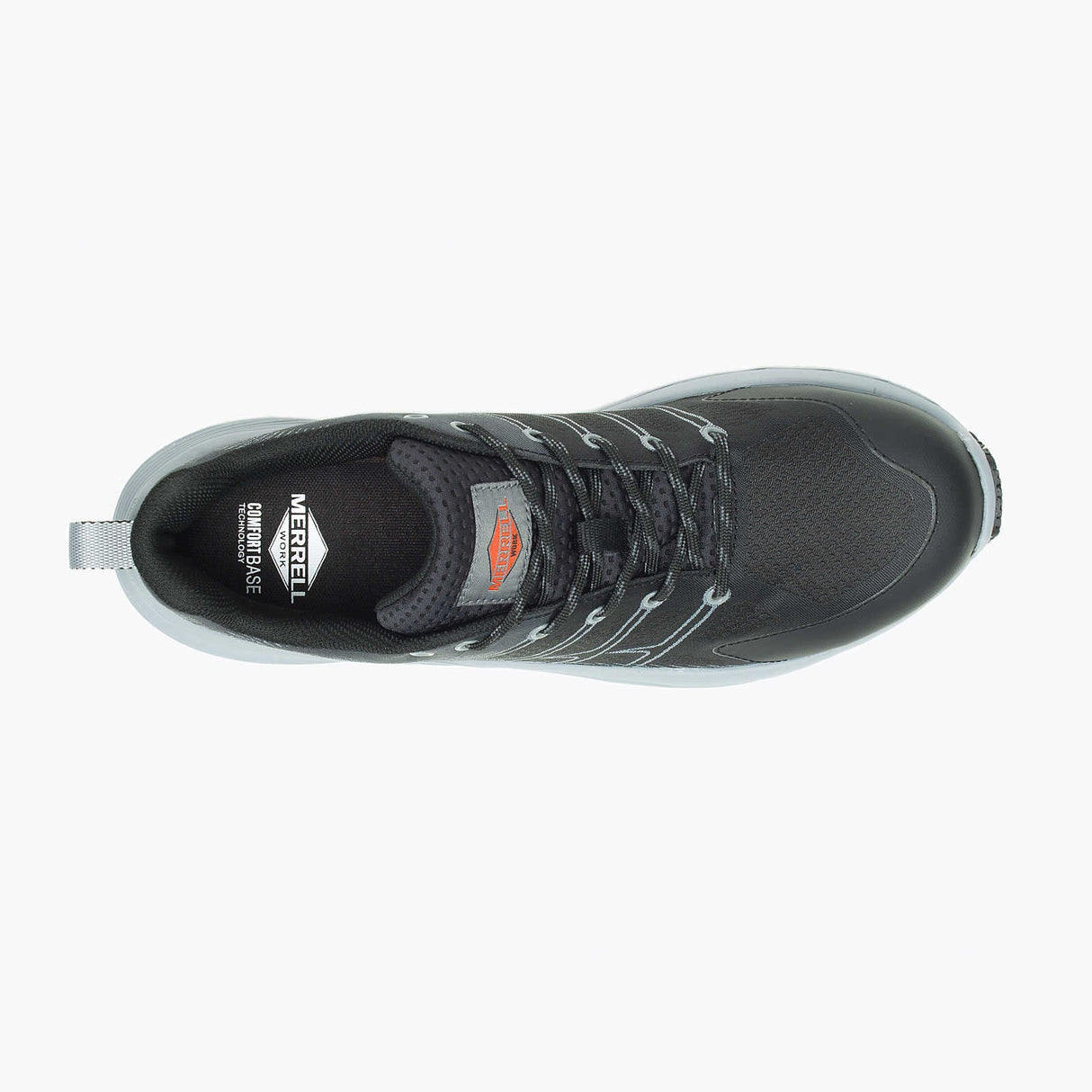 Moab Flight Men's Carbon-Fiber Work Shoes Black/Monument-Men's Work Shoes-Merrell-Steel Toes