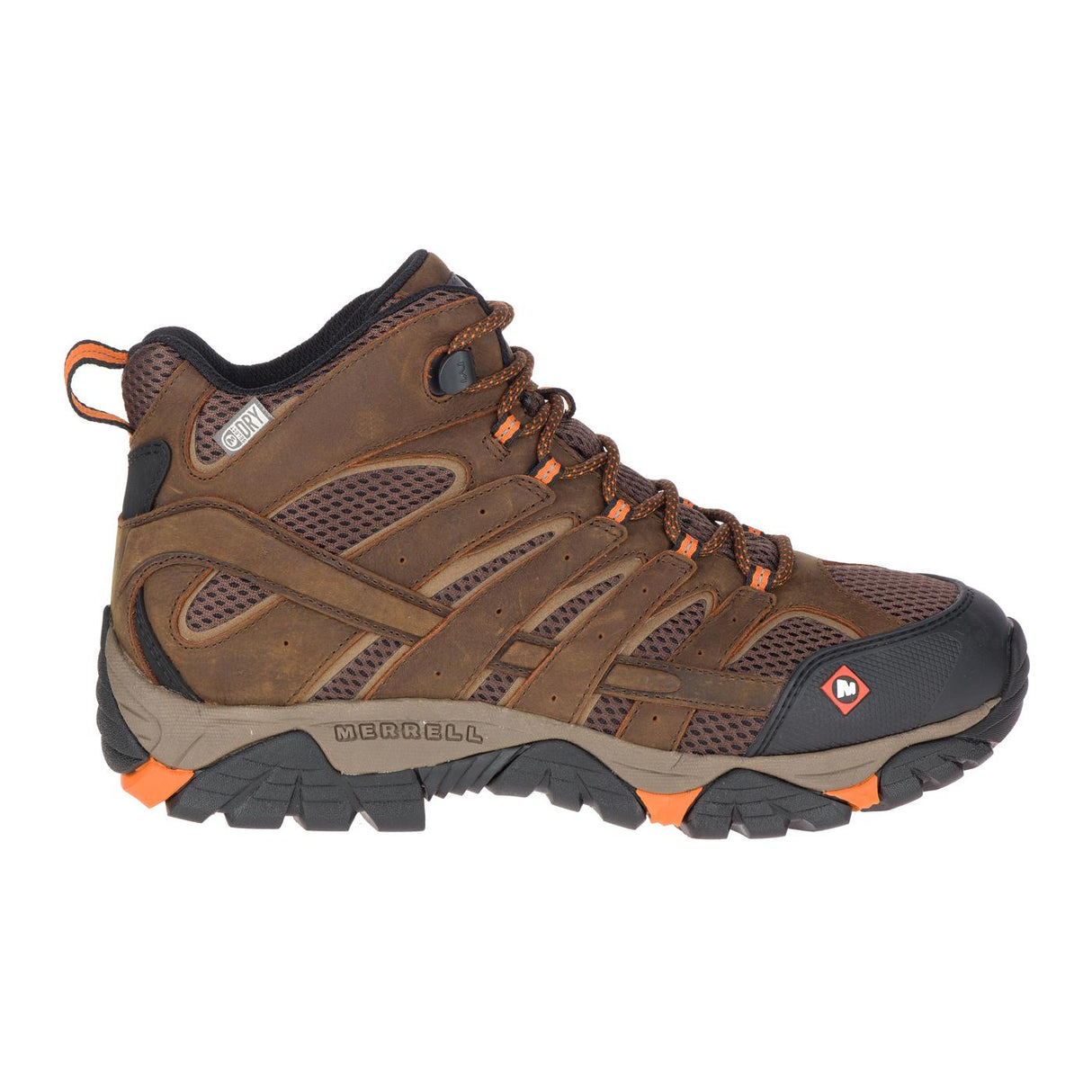 Moab Vertex Mid Men's Work Boots Wp Sr Clay-Men's Work Boots-Merrell-Steel Toes