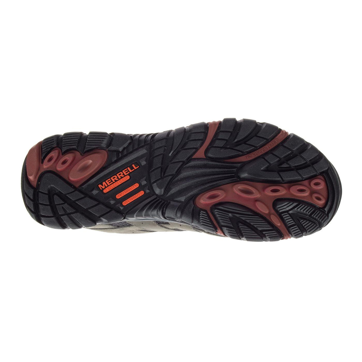 Moab Vertex Vent Men's Composite-Toe Work Shoes Pewter-Men's Work Shoes-Merrell-Steel Toes