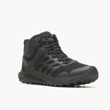 Nova 3 Tactical Men's Tactical Work Boots Wp Mid Black/Charcoal-Men's Tactical Work Boots-Merrell-Steel Toes