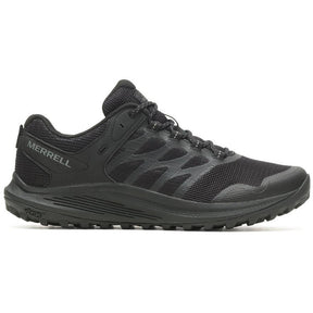 Merrell Nova 3 Tactical Men's Tactical Work Shoes Black/Charcoal Profile View