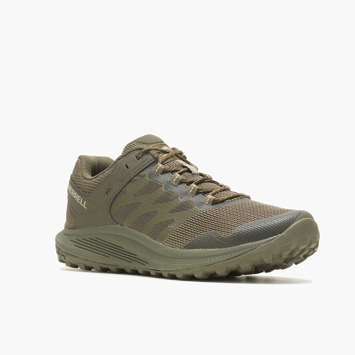 Nova 3 Tactical Men's Work Shoes Dark Olive-Men's Work Shoes-Merrell-Steel Toes