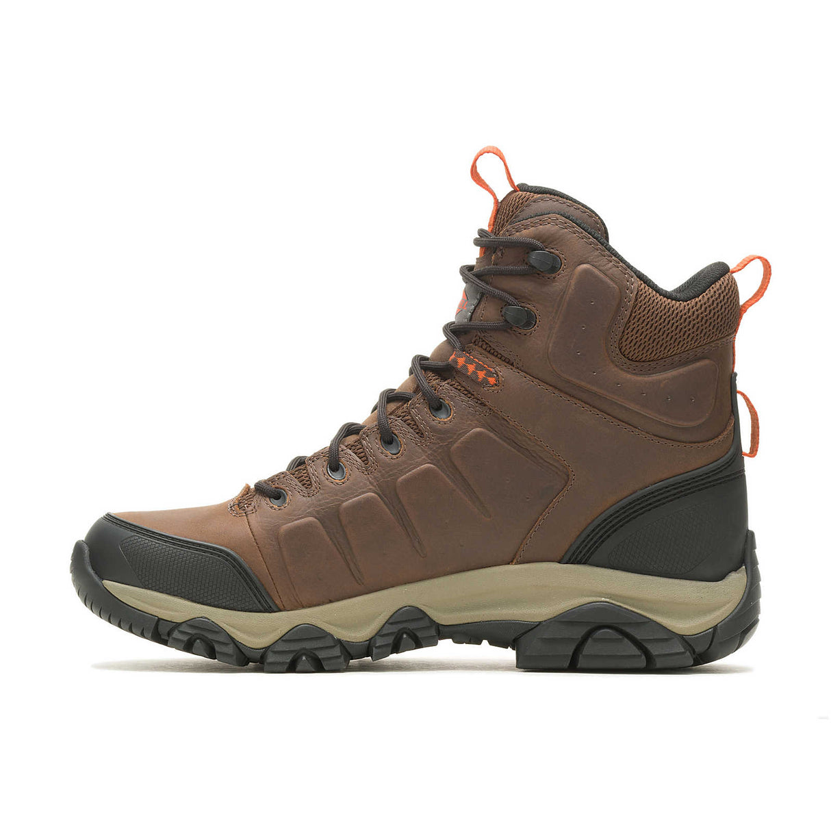 Phaserbound 2 Mid Men's Work Boots Wp Sr Earth/Orange-Men's Work Boots-Merrell-Steel Toes