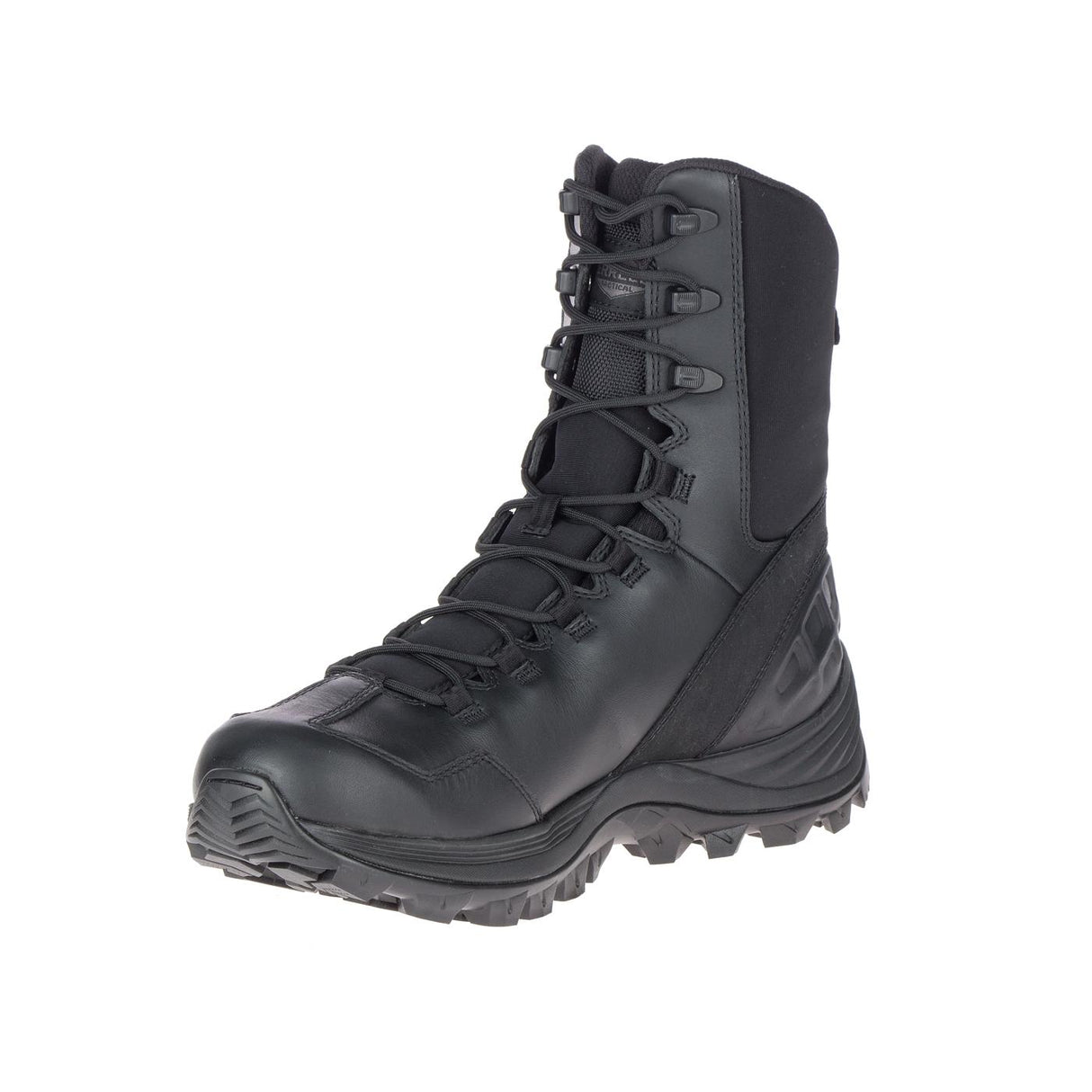 Rogue 8" Men's Tactical Work Boots Wp Black-Men's Tactical Work Boots-Merrell-Steel Toes