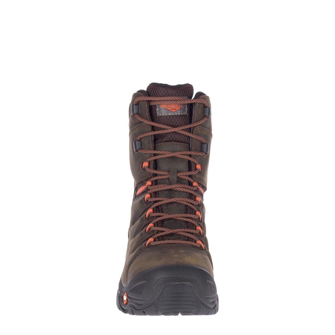 Strongfield 8" Thermo Men's Composite-Toe Work Boots Wp Espresso-Men's Work Boots-Merrell-Steel Toes