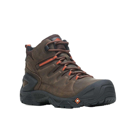 Strongfield Ltr 6" Men's Work Boots Wp Sr Espresso-Men's Work Boots-Merrell-Steel Toes