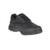 Sutton Oxford Pro Men's Slip Resistant Shoes Black-Men's Slip Resistant Shoes-Merrell-7-M-BLACK-Steel Toes