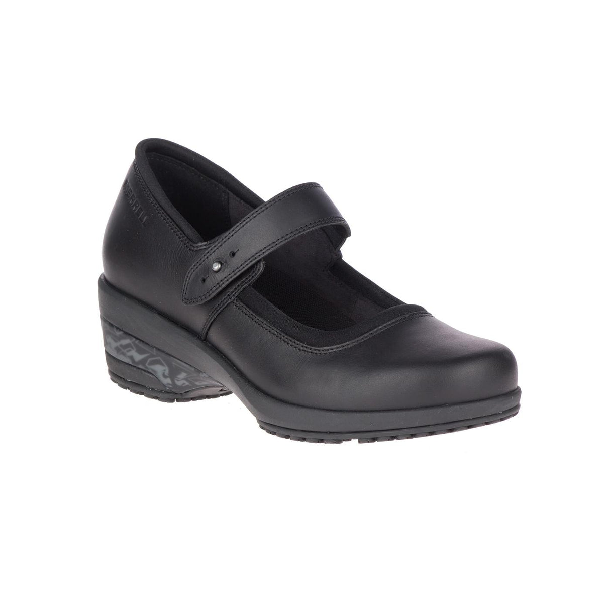 Valetta Strap Ac+ Pro WoMen's Slip Resistant Shoes Shoes Black/Castlerock-Women's Slip Resistant Shoes-Merrell-Steel Toes