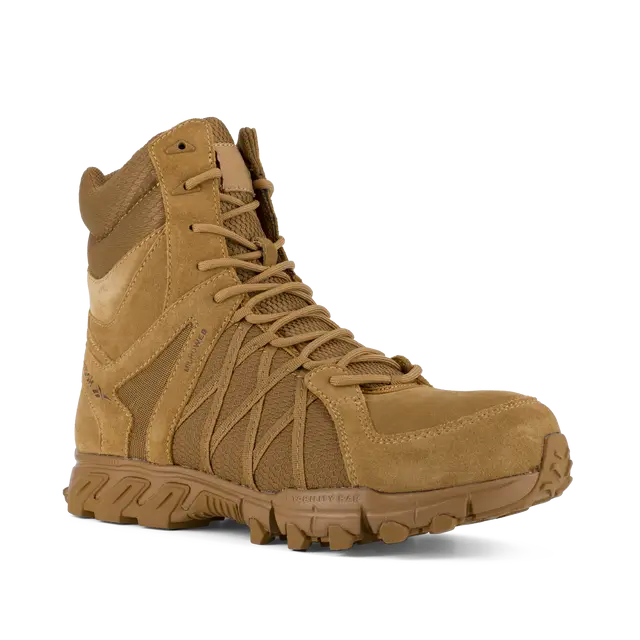 Trailgrip 8 Inch Composite-Toe Tactical Military Work Boot Coyote