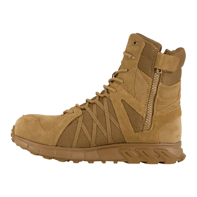 Trailgrip 8 Inch Composite-Toe Tactical Military Work Boot Coyote