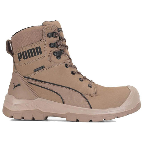 Puma Safety Conquest CTX Men's Composite-Toe Boot WP Stone Profile View