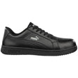 Puma Safety Iconic Leather Low Men's Composite-Toe Shoe Black image view 1
