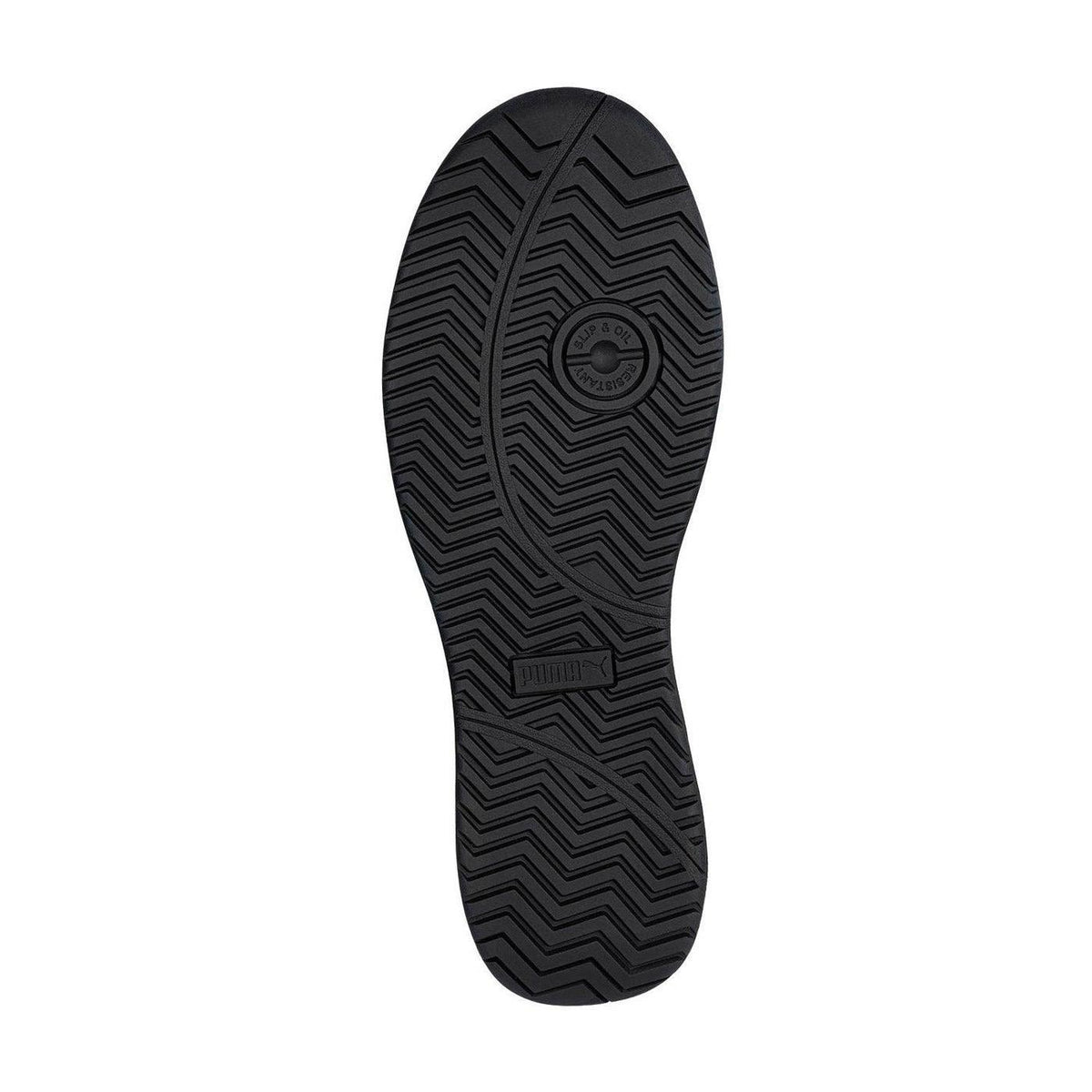 Puma Safety Iconic Leather Low Men's Composite-Toe Shoe Black image view 3