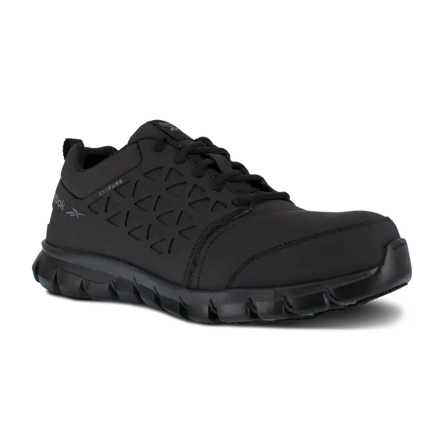 Sublite Cushion Composite-Toe Athletic Work Shoe Black