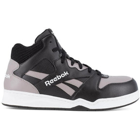 Reebok Work Bb4500 Composite-Toe Work Boot Black/Gray Profile View