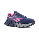 Reebok FloatZig Athletic Women’s Composite Toe Work Shoe – Blue/Pink RB309 Image