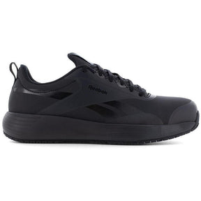 Reebok Work Lite Plus 4 Athletic Composite Toe Work Shoe – Black Profile View