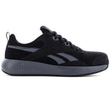 Reebok Work Lite Plus 4 Athletic Composite Toe Work Shoe – Black/Gray Profile View