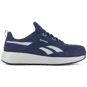 Reebok Work Lite Plus 4 Athletic Composite Toe Work Shoe – Navy/Gray Profile View