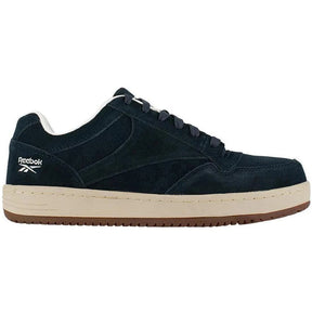 Reebok Work Soyay Steel-Toe Athletic Work Shoe Navy Profile View
