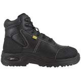 Reebok Work Trainex 6 Inch Composite-Toe Metguard Work Boot Black Profile View