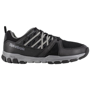 Reebok Work Women's Sublite Soft-Toe Athletic Shoe Black Profile View