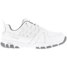 Reebok Work Women's Sublite Soft-Toe Athletic Shoe White Profile View
