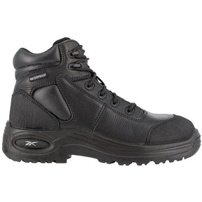 Reebok Work Women's Zigkick Carbon-Toe Work Boot Black Profile View