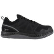 Reebok Work Women's Zprint Steel-Toe Athletic Work Shoe Black/Dark Gray Profile View