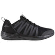 Reebok Work Women's Astroride Soft-Toe Slip Resistant Work Shoe Black Profile View