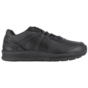 Reebok Work Guide Work Soft-Toe Athletic Shoe Black Profile View