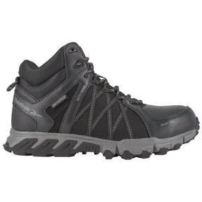 Reebok Work Trailgrip Alloy-Toe Athletic Work Boot Black Profile View