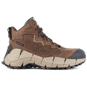 Steel Toes B2B - Zig Kinetica Edge Ii Work Boot Composite Toe Brown Profile View