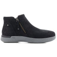 Rockport Works Women's TruFLEX® Fly Skylar Composite-Toe Waterproof Work Boot Black Profile View