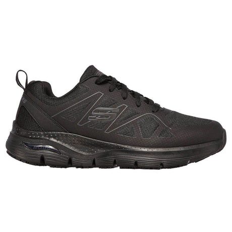 Skechers Work Men's Axtell Arch Fit Slip-Resistant Shoe Profile View