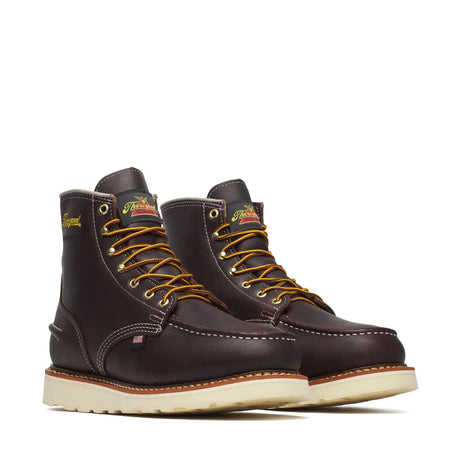Thorogood 1957 Series 6" Waterproof Moc Toe Boot with Maxwear Wedge Briar Pitstop Medial View