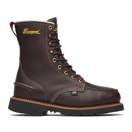 Thorogood 1957 Series Flyway 8" Waterproof Boot Briar Pitstop side view