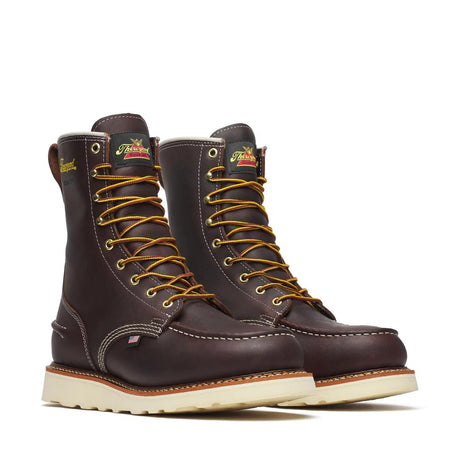 Thorogood 1957 Series 8" Waterproof Moc Toe Boot with Maxwear Wedge Briar Pitstop Medial View