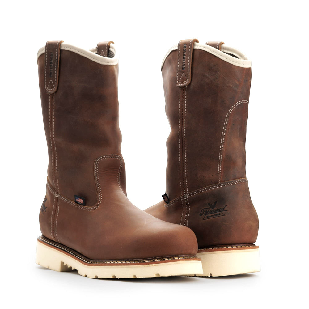 Thorogood American Heritage Waterproof 11" Steel-Toe Pull-On Boot Crazy Horse Inner Side View
