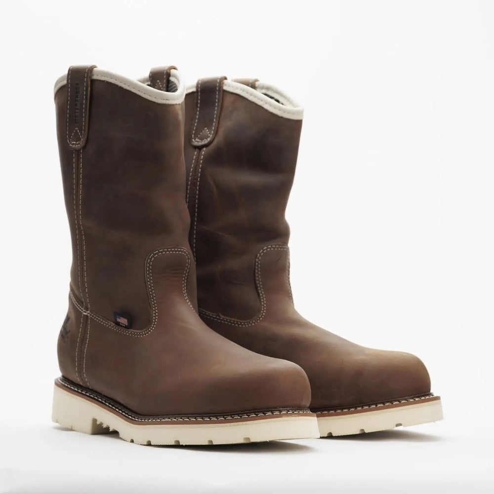 Thorogood American Heritage Waterproof 11" Steel-Toe Pull-On Boot Crazy Horse Medial View