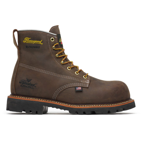 Thorogood American Legacy Series 6" Waterproof Nano Toe Boot Crazy Horse side view