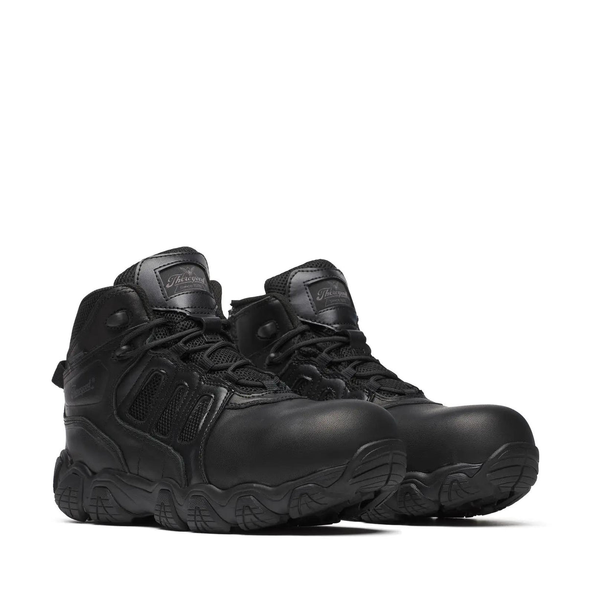 Thorogood Crosstrex Polishable Composite Toe Zip Boot BBP Waterproof Black Medial View