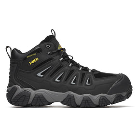Thorogood Crosstrex I-MET² Waterproof Composite Toe Hiker Boot Black side view