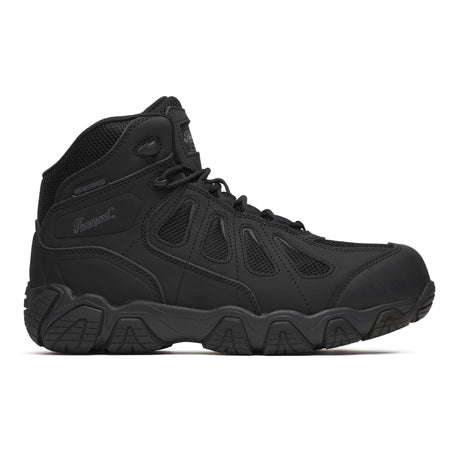 Thorogood Crosstrex Series Mid Hiker Composite Toe Boot BBP Waterproof Black side view