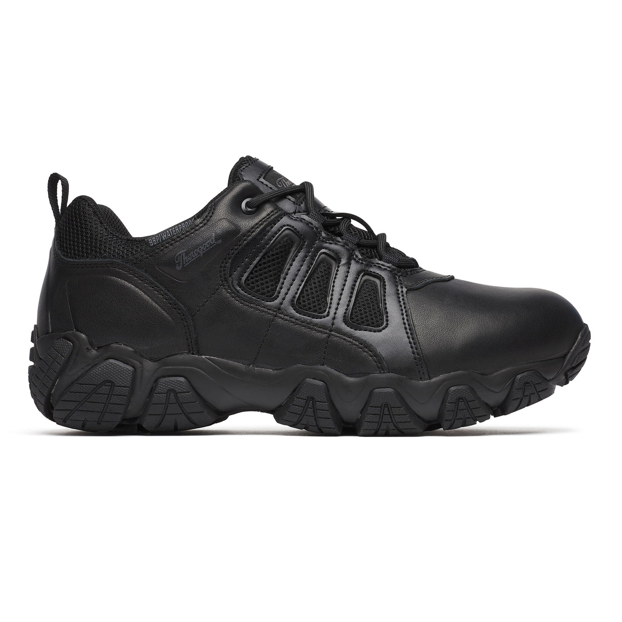 Thorogood Crosstrex Polishable Oxford Shoe BBP Waterproof Black side view