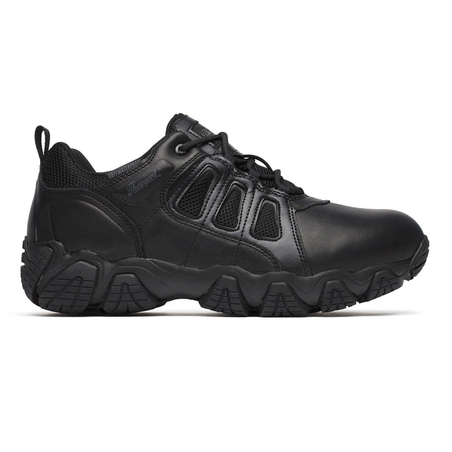 Thorogood Crosstrex Polishable Oxford Shoe BBP Waterproof Black side view
